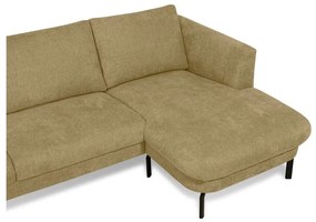 Rohová pohovka v horčicovej farbe (pravý roh) Gomero – Scandic