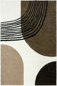 Koberec CLARA 02923A krémový / hnedý