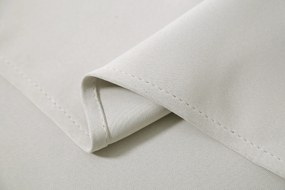 Bielo-krémová záclona OXFORD 140x270 cm Zavesenie: Riasiaca páska
