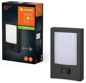 Ledvance - LED Vonkajšie nástenné svietidlo so senzorom ENDURA STYLE LED/13W/230V