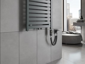 Mexen Uran, elektrické vykurovacie teleso 800x600 mm+ vykurovacia tyč 600 W, antracitová, W105-0800-600-2600-66