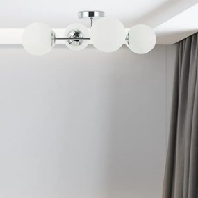 Prisadený luster MADDIE 4xE14/5W/230V lesklý chróm