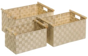 Látkové košíky v súprave 3 ks – Casa Selección