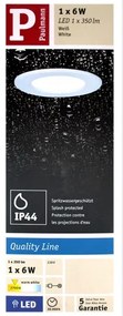 Paulmann 92061 - LED/6W IP44 Kúpeľňové podhľadové svietidlo QUALITY LINE 230V