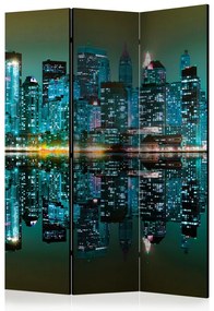 Artgeist Paraván - Gold reflections - NYC [Room Dividers]