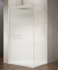 Gelco Gelco, VARIO WHITE jednodielna sprchová zástena na inštaláciu k stene, sklo nordic, 1200 mm, GX1512-07