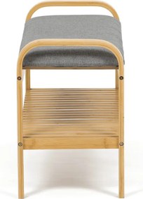 Bambusový botník prírodný DR-N1016 GREY2