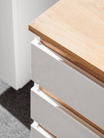 Kúpeľňová závesná skrinka pod umývadlo na dosku SWIFT 94 cm