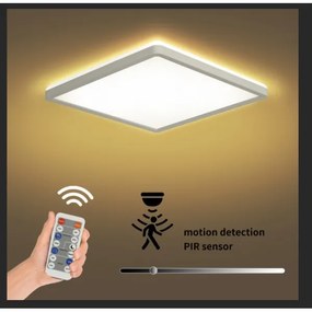 Brilagi-LED stmievateľné svietidlo so senzorom ULTRA SLIM LED/18W/230V 30x30 cm+