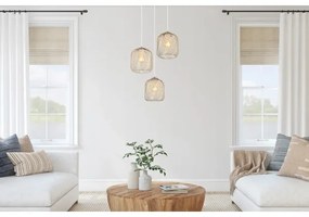 Globo 15965-3HR - Závesný luster na lanku DICHTI 3xE27/40W/230V