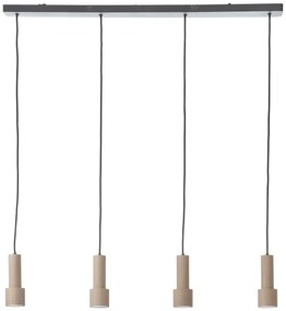Brilliant - Luster na lanku CADIZ 4xGU10/10W/230V bronzová