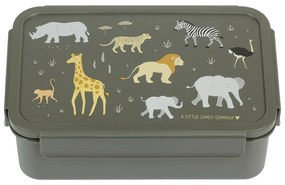 A Little Lovely Company - škatuľka na desiatu - zvieratá zo savany
