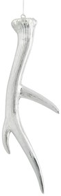 Závesná strieborná ozdoba jelení roh - 7,5 * 3 * 21 cm