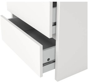 Biely nočný stolík Next – Tvilum