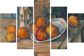 Obraz - Paul Cézanne, Still Life with Milk Jug and Fruit, reprodukcia (150x105 cm)