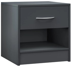 InternetovaZahrada Nočný stolík Kiel 41x39x28 cm - antracit