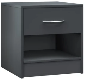 InternetovaZahrada Nočný stolík Kiel 41x39x28 cm - antracit