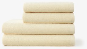 Goldea bavlnený froté uterák / osuška soft bez bordúry – smotanový 30 x 50 cm