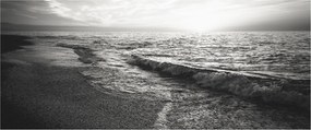 Obraz - Na brehu mora (120x50 cm)