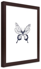 Gario Plagát Kreslený motýľ Farba rámu: Bez rámu, Rozmery: 40 x 60 cm