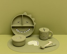 Detské silikónové lyžičky 2 ks Mr. Dino