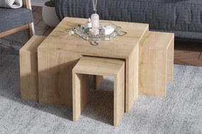Elegantný konferenčný stolík ORTACTA 60 cm, MDF, dubová dýha