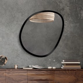 Zrkadlo Harry Black Rozmer zrkadla: 100 x 104,4 cm