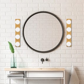 Nástenné svietidlo v zlatej farbe Mirro – Opviq lights