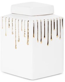 Nádoba LUIS 02 biela / zlatá