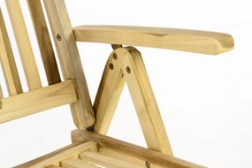 Záhradný drevený set z teakového dreva - 6 stoličiek, stôl