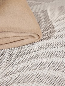 NORTHRUGS, Kusový koberec Duet Liora 106246 White/Gray - na von aj na doma, 160x230, šedá, chodba / predsieň