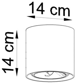 Bodové svietidlo CULLO 1xGU10/ES111/40W/230V