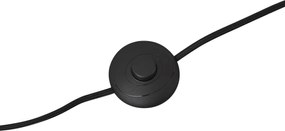 Klasická stojaca lampa čierna bez tienidla - Classico