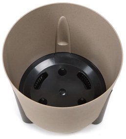 Kvetináč MOSS ECO III 34 cm kávovo hnedý