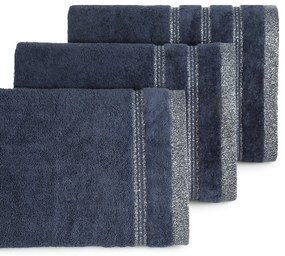 FROTÉ UTERÁK GLORY8 SADA 6KS 30X50 CM TMAVOMODRÁ