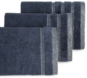 FROTÉ UTERÁK GLORY8 SADA 6KS 30X50 CM TMAVOMODRÁ