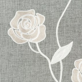 ZÁCLONA NA PÁSKE ROSALY 140X270 CM KVETY