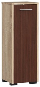 Kúpeľňová skrinka Farid TYP1 (dub sonoma + wenge). Akcia -13%. Vlastná spoľahlivá doprava až k Vám domov. 1069779