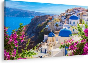 Obraz - Santorini, Grécko (90x60 cm)