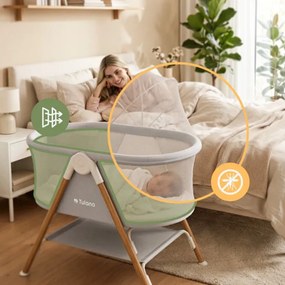 Detská cestovná postieľka DREAM 20 sivá