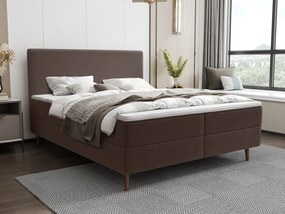 Jednolôžková posteľ 120 cm Napoli Bonell (hnedá) (s roštom, s úl. priestorom). Akcia -20%. Vlastná spoľahlivá doprava až k Vám domov. 1082433