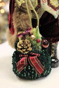 Klasik vianočný Mikuláš dekorácia 45cm