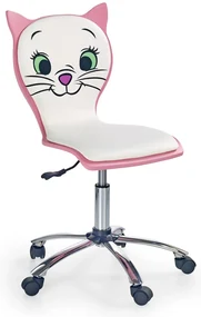 Detská stolička Kitty II, biela / ružová
