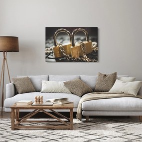 Obraz dvoch zámkov (90x60 cm)