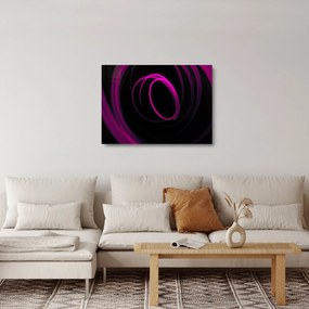 Sklenený obraz - fialové čiary (70x50 cm)