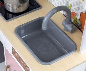 Detská drevená kuchynka Milly Mally Bjorn rúžová