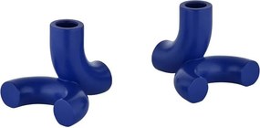 Polyresinové svietniky v súprave 2 ks Doodle – Blomus