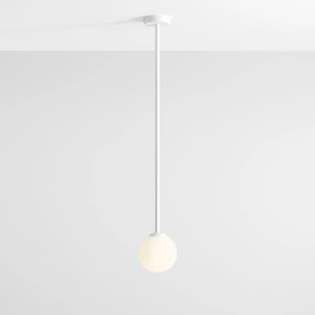 PINNE WHITE | Jednoduchá stropná lampa v bielom prevedení Veľkosť: L