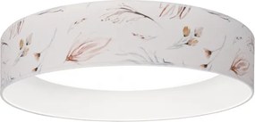 Brilagi-LED Stmievateľné svietidlo VELVET SM. 24W/230V 3000-6000K priemer 45 cm biela/kvetinový vzor WT+DO