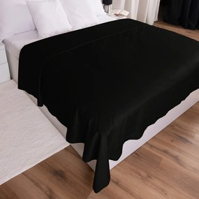 Biante Zamatový prehoz na posteľ Velvet Prémium SVP-041 Čierny Na mieru